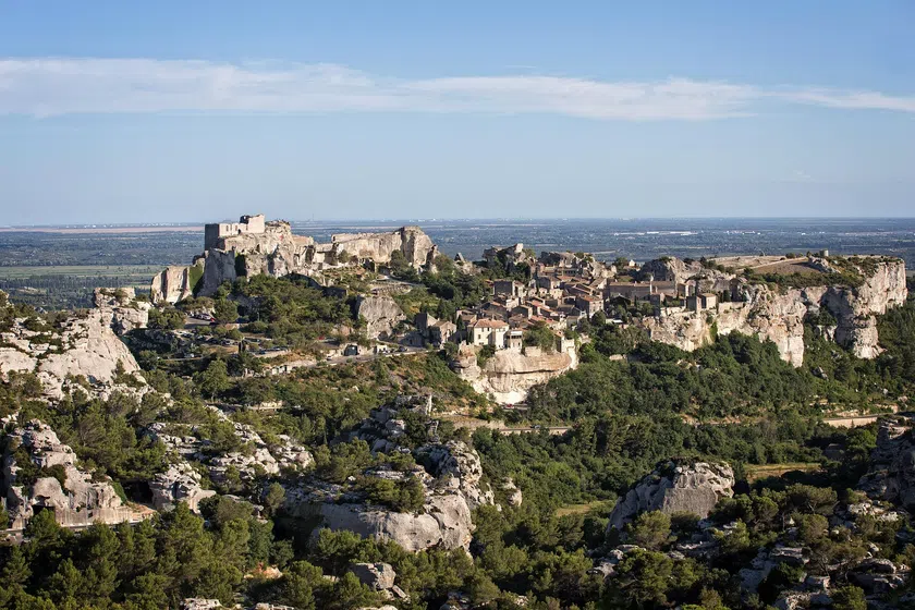View of Les Baux-de-Provence