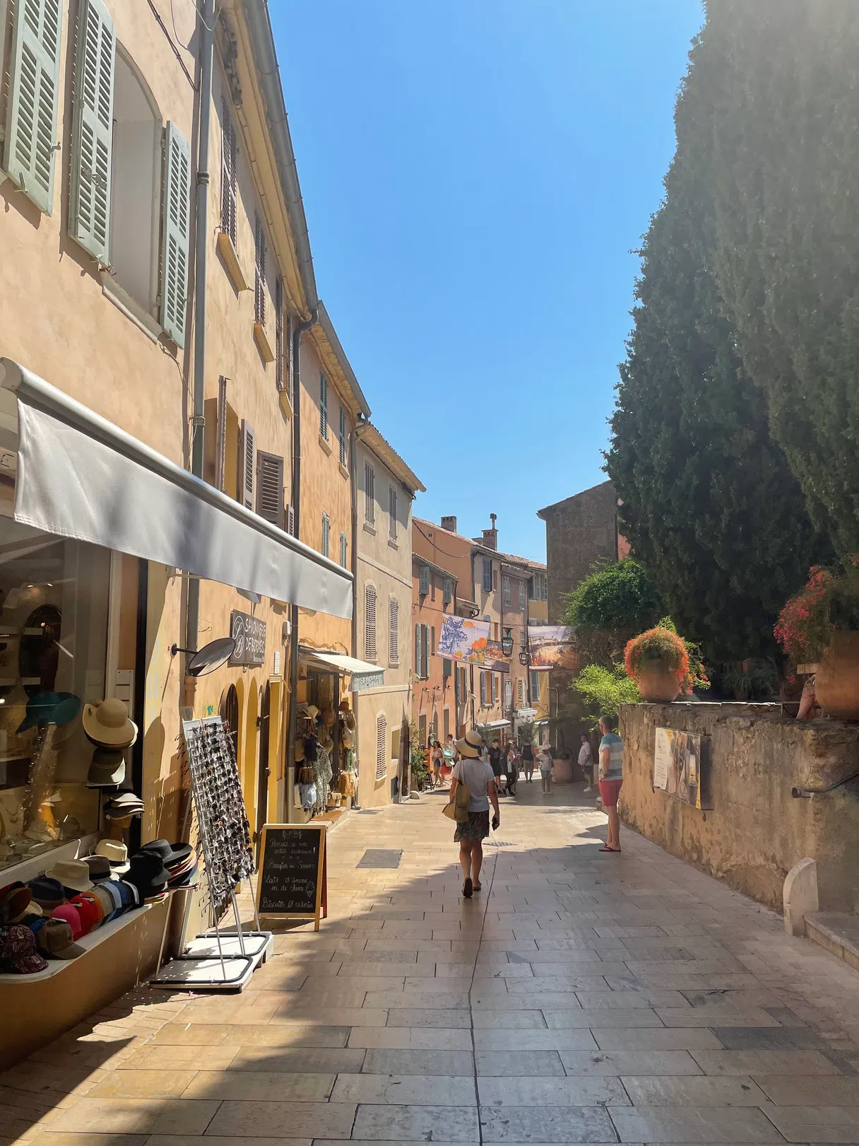 Street in Bormes-les-Mimosas