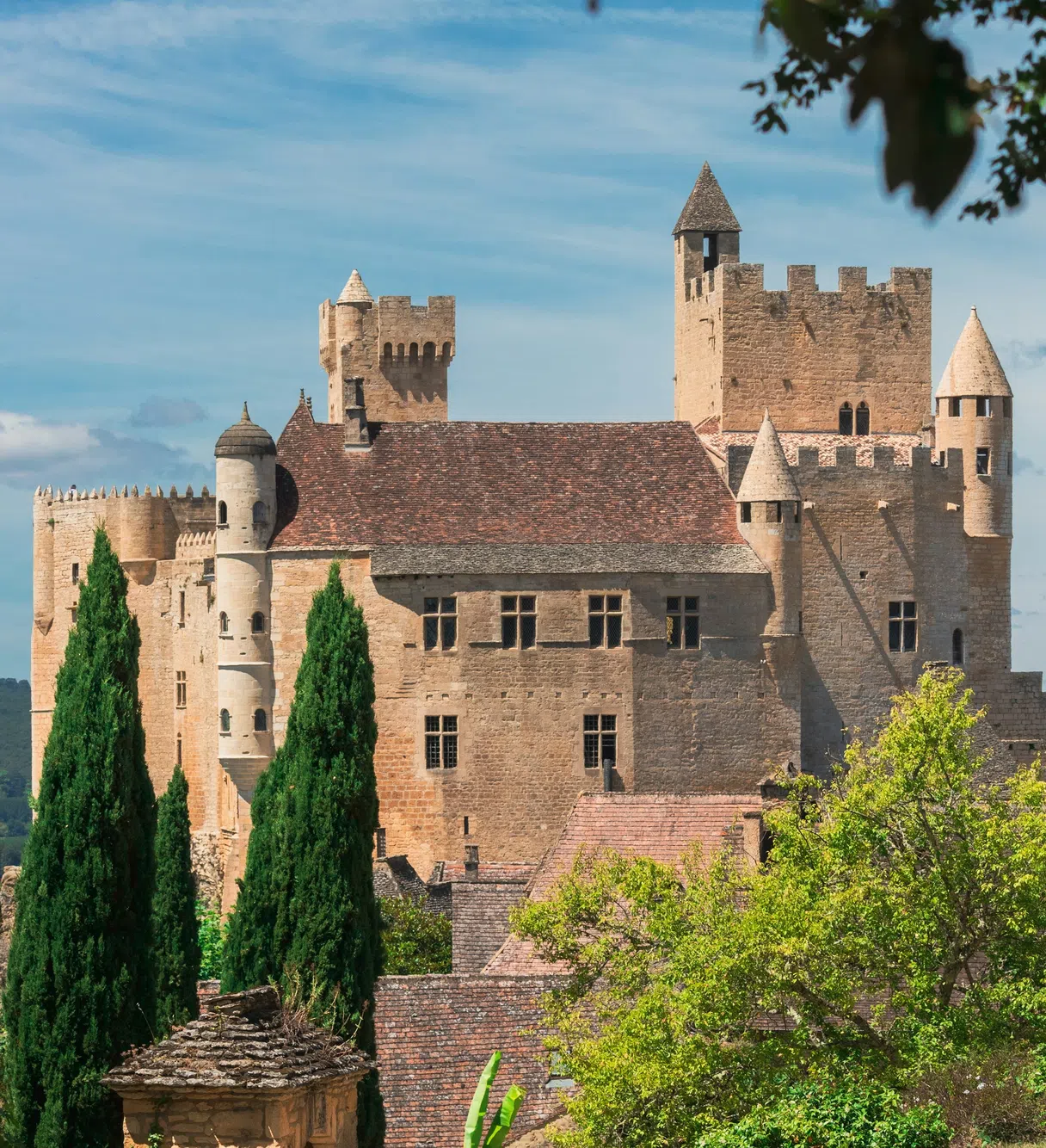 Château de Castelnaud above the Dordogne Valley
