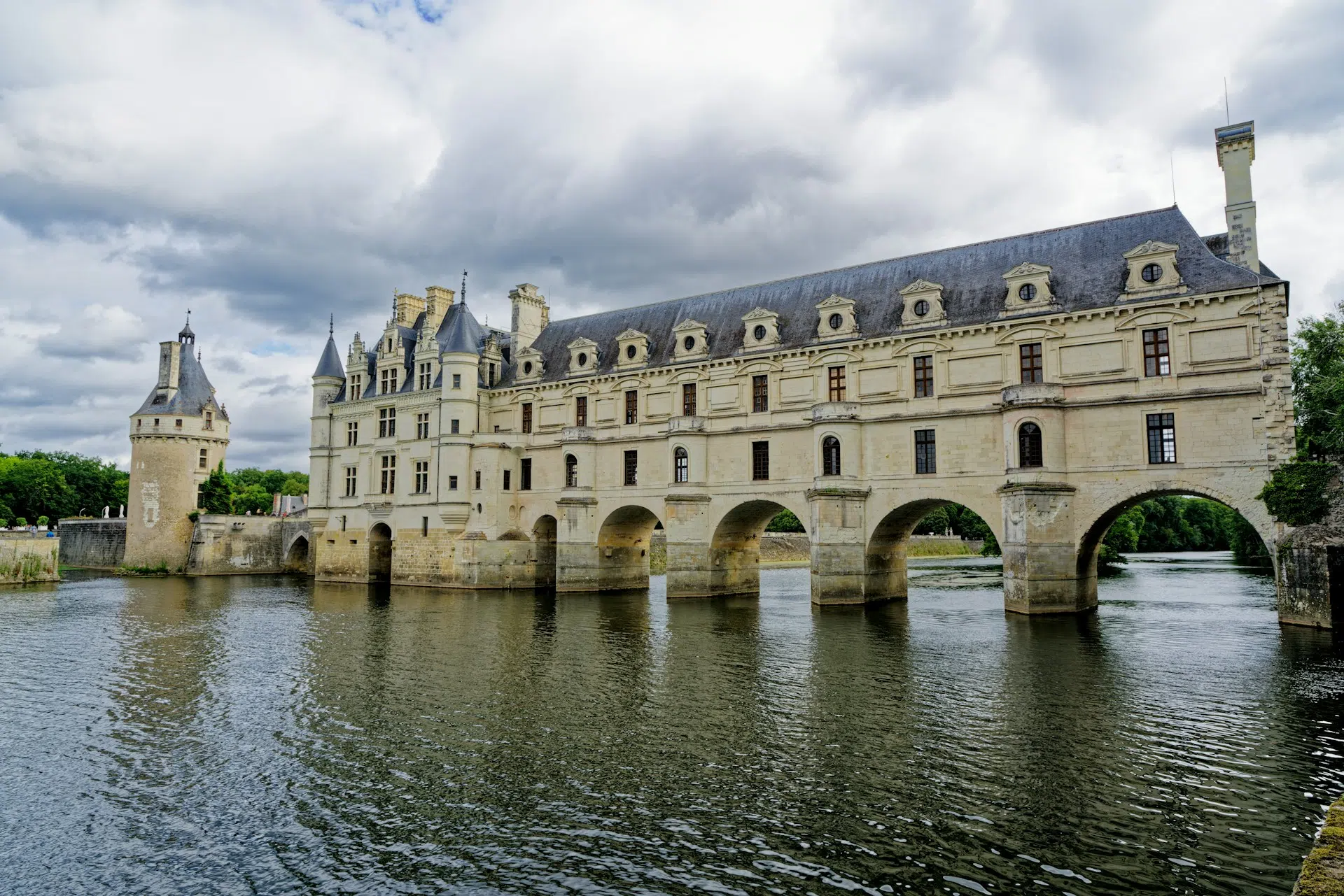 The Château de Chenonceau over the Cher