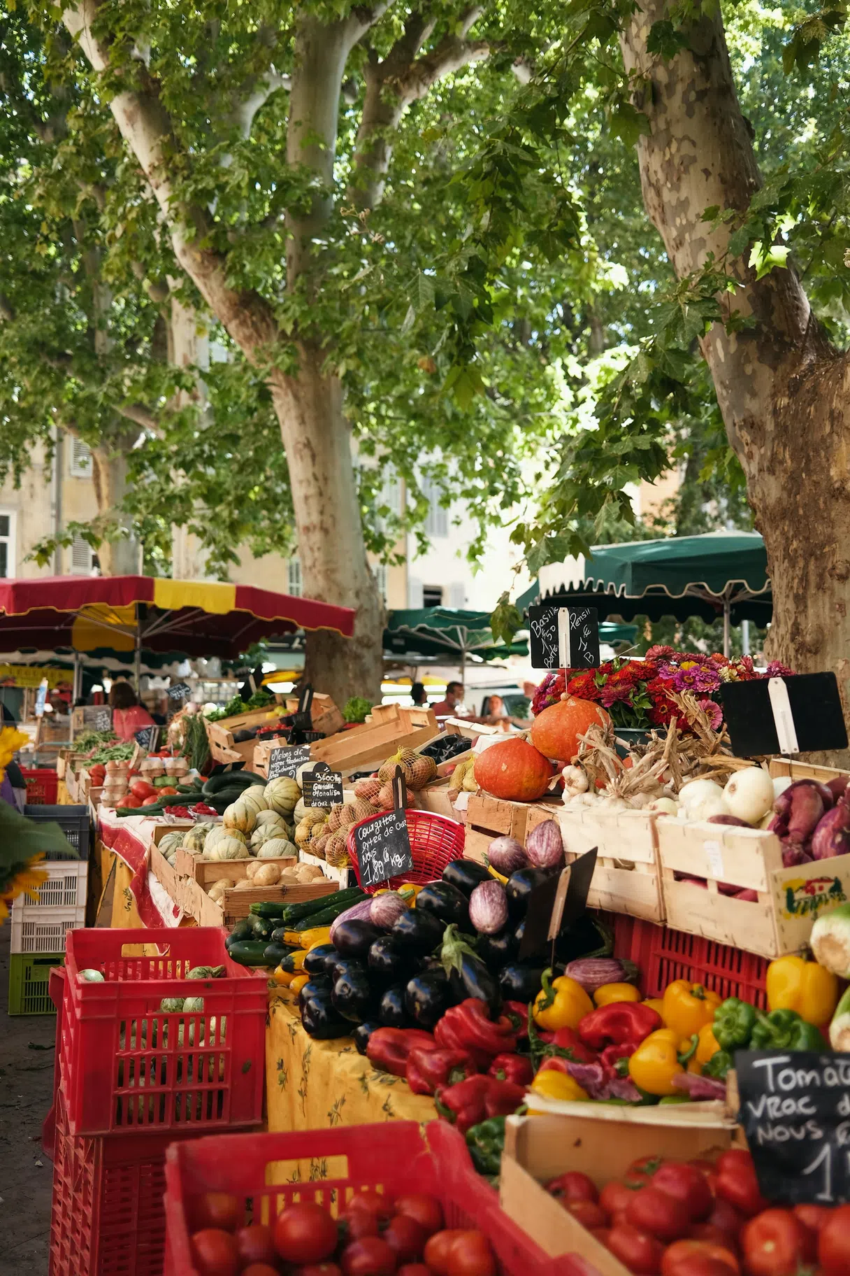 A market in Provence