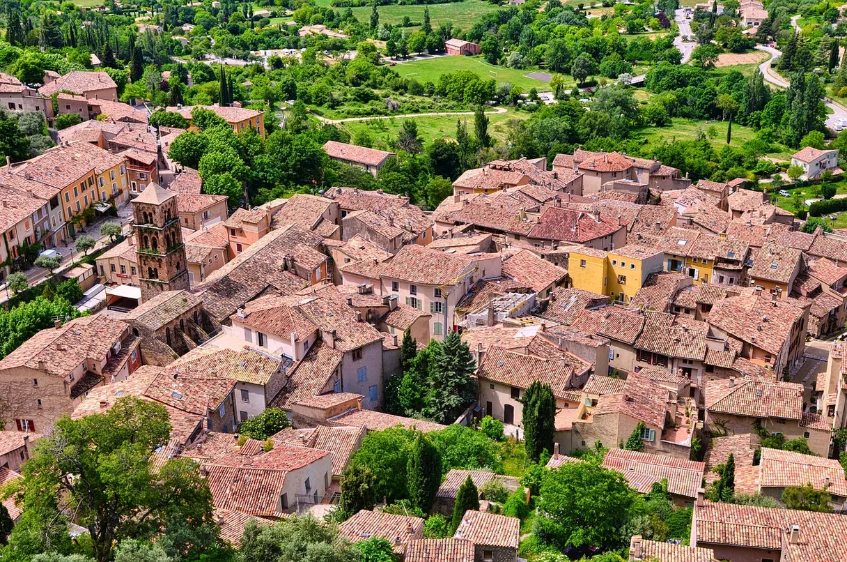 Rooftops in Provence