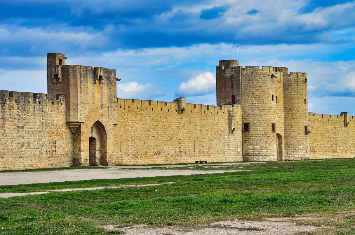 The medieval walls of Aigues-Mortes