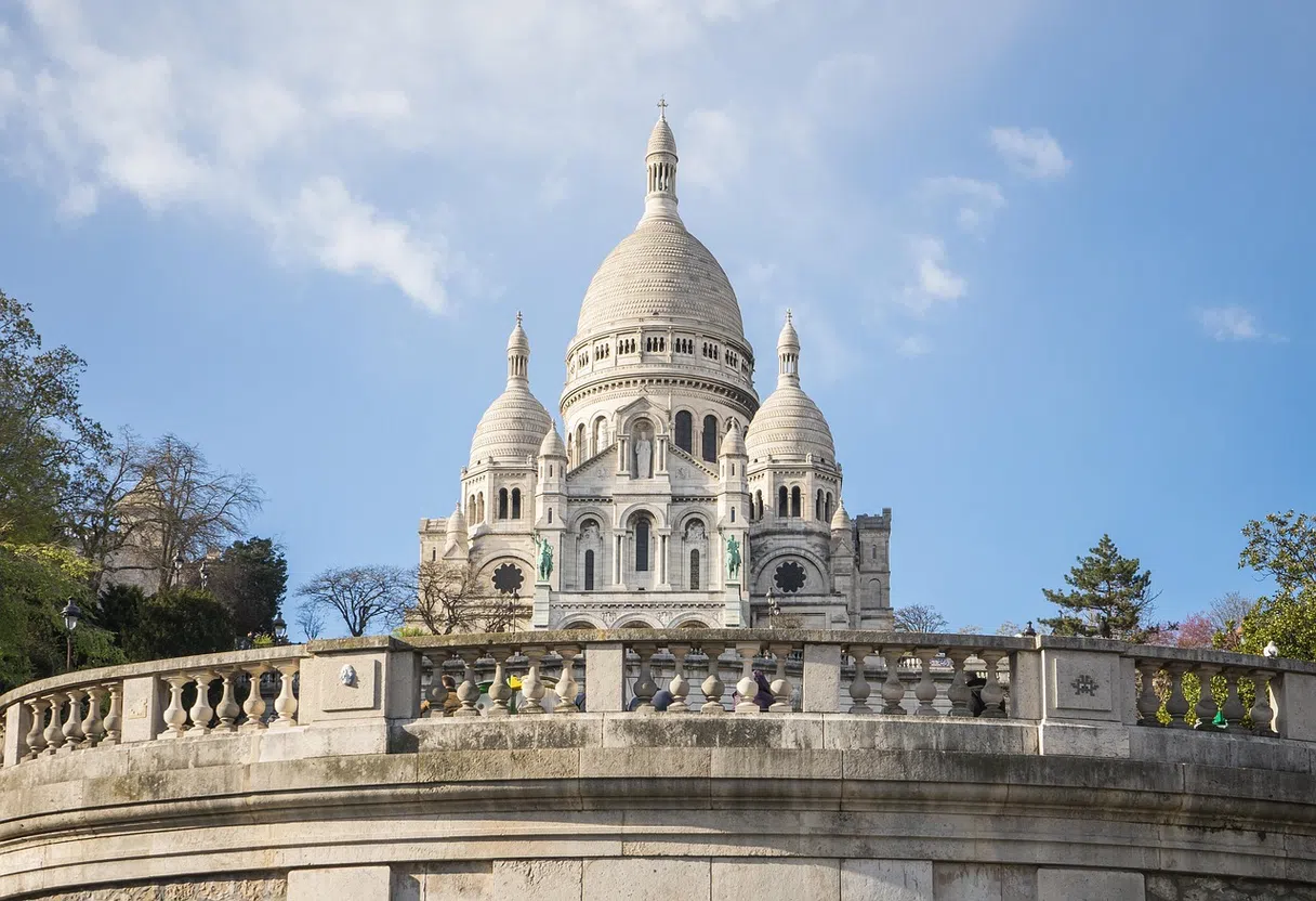 The Sacré-Cœur basilica in Montmartre
